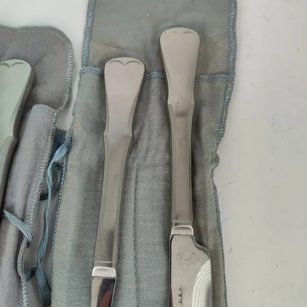 Oneida Patrick Henry Imperial Stainless USA Carving & Salad Serving Set